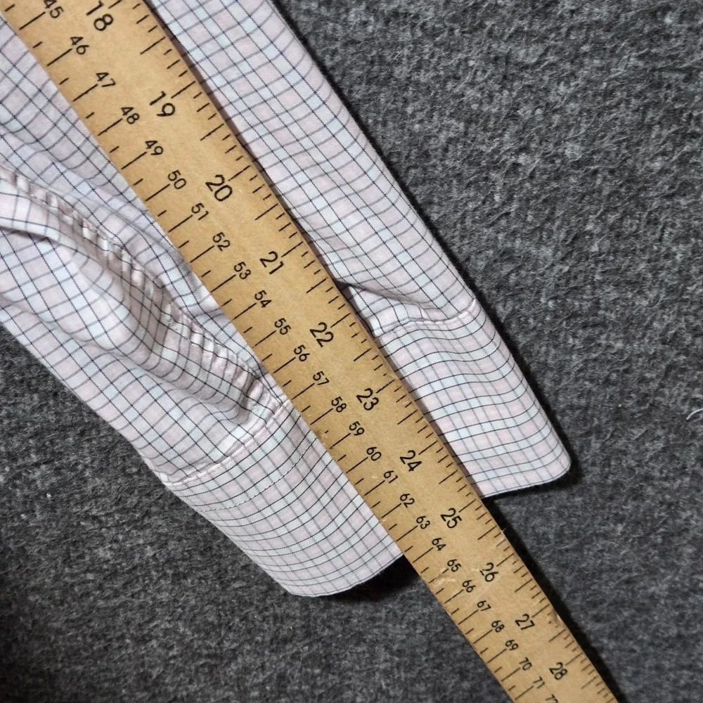 J. Crew Performance Pink Plaid Button Shirt Sz Medium Casual Work Office